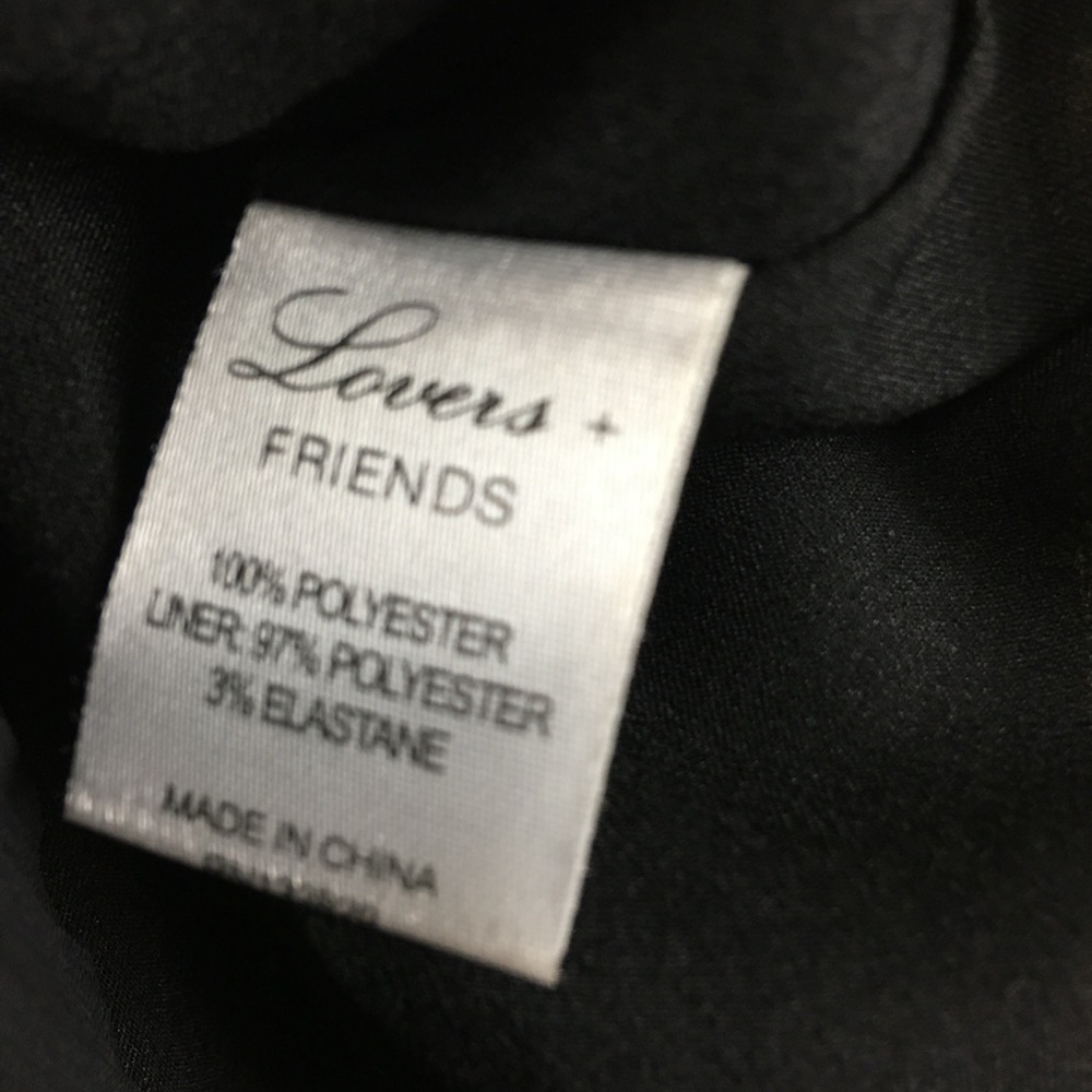 Lovers & Friends Helena Gown Cut Out Back With Lace Details Dress Size L - Picture 13 of 16